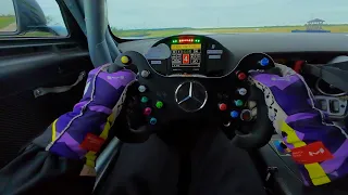 5.4k iRacing sim driver drives real life Mercedes AMG GT4