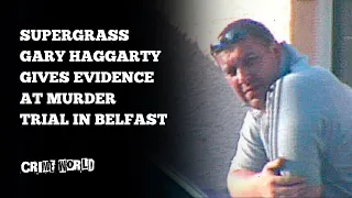 Supergrass Gary Haggarty gives evidence at murder trial in Belfast