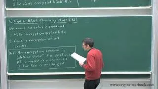 Lecture 9: Modes of Operation for Block Ciphers by Christof Paar