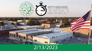 City of Cuero | Cuero City Council Recap February 2023 | Cuero, TX