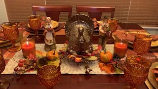 Thanksgiving Tablescape 2019