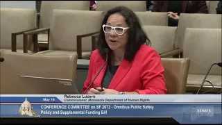 Conference Committee on S.F. 2673 - Omnibus Public Safety Policy & Funding Bill - 5/16/2022