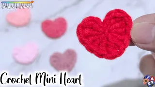 CROCHET “Mini Heart” Appliqué | Tutorial