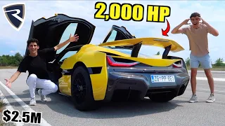 FULL SEND In The New Rimac Nevera! (2000hp Electric Hypercar Reactions)