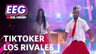 EEG El Origen: Angie Arizaga y Alejandro Pino cautivaron con baile de TikTok en vivo