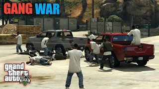 The Biggest Gang War With Ballas Gang | GTA 5 Short Film