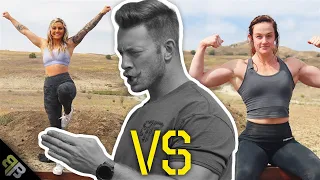 Gymnast vs Bodybuilder Military Obstacle Course CHALLENGE