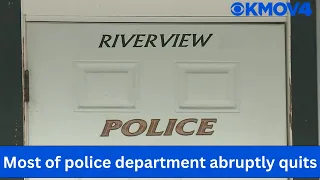 Chief and majority of Riverview Police Department abruptly resign due to pay cuts