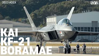 역동적인 시범비행을 보여준 4.5세대 국산 전투기 KAI KF-21보라매 6호기 / Demo Flight is KAI KF-21 BORAMAE