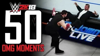 WWE 2K18 - Top 50 Greatest OMG Moments!