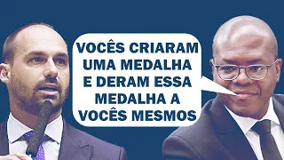 EDUARDO BOLSONARO TENTA 'PEGADINHA' NO MINISTRO SILVIO ALMEIDA MAS SE DÁ MUITO MAL... | Cortes 247