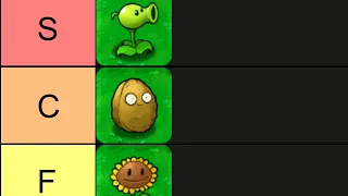 PLANTS VS ZOMBIES TIER LIST