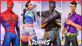 All Hero Select Voice Lines Showcase Marvel Rivals