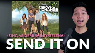 Send It On (Jonas Brothers Part Only - Karaoke) - Disney's Friends For Change