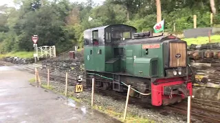 Ffestiniog Railway, Upnor Castle heads up to Tan-y-Bwlch through Penryhn 24/9/2020