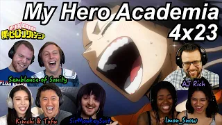 My Hero Academia 4x23 Reactions | Great Anime Reactors!!! | 【僕のヒーローアカデミア】【海外の反応】