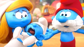 Precisamos encontrar o brinquedo fofinho do bebê! 🧸🔍• Os Smurfs 3D • Desenhos animados para crianças