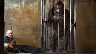 Animatronic Gorilla Distortions Prop | Ed Edmunds Hairs & Programs Giant Animated Ape