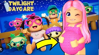 Pregnant in Roblox Twilight Daycare - Baby Bump Update