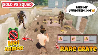 I Got Rarest Crate & Unlimited Loot As Bot 🤯 | No Armor 🚫 Solo vs Squad | Metro Royale Chapter 13