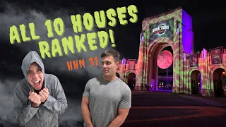 All 10 Houses Ranked // Halloween Horror Nights 2022