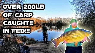 BEST WINTER BIG CARP FISHING EVER!!👀🎣🚨 At Cefyn Mably Lodge On A Lake!🎣🚨PB ALERT!!!🚨