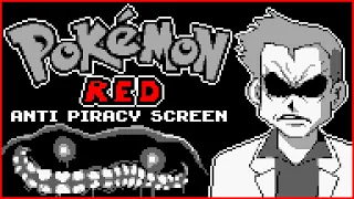 Pokémon Red Anti-Piracy Screen