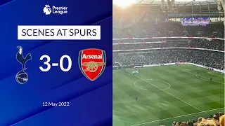Spurs 3 v 0 Arsenal, 12 May 2022 Songs and chants from the East Stand Level 5 section of the stadium
