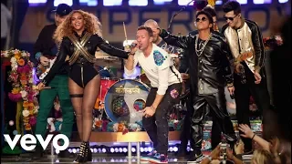 Beyoncé, Bruno Mars, Coldplay & Mark Ronson at Super Bowl 50 Halftime Show 2016 - HD