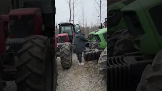 Congo clients stopped by our yard to check the tractors