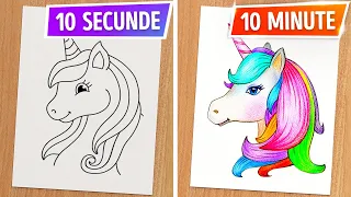 TRUCURI ARTISTICE INCREDIBILE ȘI IDEI DE DIY-URI || Provocări uimitoare de desen, marca 123 GO Like!