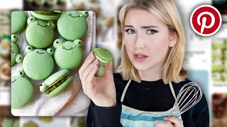 Making Pinterest Frog Macarons because you told me too *wild & crazy success*