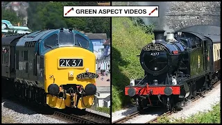 Torbay Breeze - 4277 and D6975 on the Dartmouth Steam Railway - 29/05/23