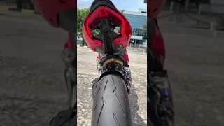 Panigale V2 Akrapovic Full System Startup #Short Video