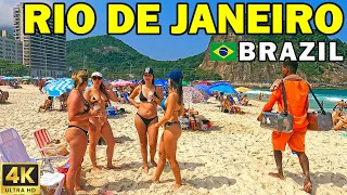 🇧🇷 RIO DE JANEIRO, BRAZIL: Beach Walking Tour | 4K 60fps