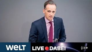 WELT LIVE DABEI: Bundestag - Hier wird Außenminister Heiko Maas gegrillt