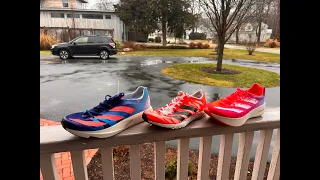 Compared! adidas adizero Takumi Sen 8, Takumi Sen 7, and Adios Pro 1