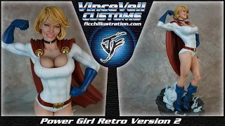 Power Girl Retro Custom Sideshow Collectibles Statue