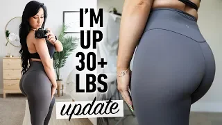 How Gaining 30 lbs Changed My Physique (Boobs, Glutes, Stretch Marks) + Training Update
