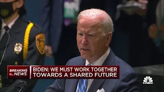 Watch President Joe Biden's full remarks to the UN General Assembly