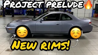 NEW RIMS FOR THE PRELUDE! - Rim Installation