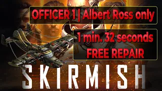 War Commander | Skirmish 26.04.2024 | Commander Base 1 with Level 20 Albert Ross only | 1min 32 sec
