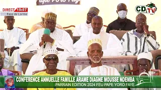 CONFERENCE ANNUELLE FAMILLE FEUE ARAME DIAGNE MOUSSE NDEMBA