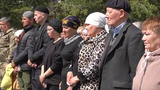 Траурная церемония прощания с военнослужащим погибшего в ходе спецоперации на Украине