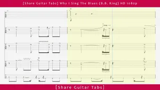 [Share Guitar Tabs] Why I Sing The Blues (B.B. King) HD 1080p