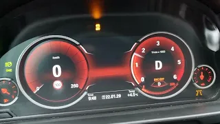 BMW M550d 381hp 0-200km/h acceleration