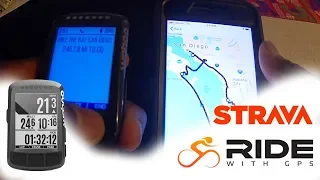 How To Load Routes From Strava and Ride With GPS to Wahoo Elemnt Bolt