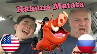 Crazy Russian Caraoke: Hakuna Matata