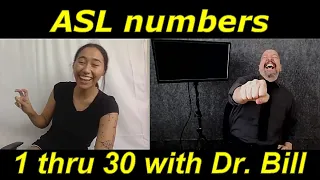 Learn how to count to 30 in ASL (and a fun game) / American Sign Language Numbers 1 - 30 / Dr. Bill