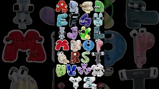 Alphabet Reverse plush toy (all letter) #shorts #alphabetlore #alphabetlorebut #alphabetlorereverse